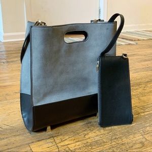 Alexander Wang Chastity Leather and Suede Tote
